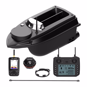 Flytec V030 Fishfinder GPS masalo valtelė su echolotu, 20 000 mAh akumuliatorius parduodamas atskirai, juoda