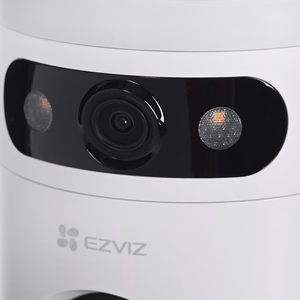 EZVIZ H9c Dual – lauko Wi-Fi valdoma kamera su dviem 5 MP objektyvais, 4 mm objektyvu, spalviniu naktiniu matymu ir sekimu iki 8 m (CS-H9c)