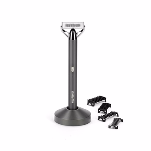 BaByliss Super-X Metal OT996E – belaidė drėgnam ir sausam naudojimui skirta barzdos kirpimo mašinėlė, sidabro spalvos