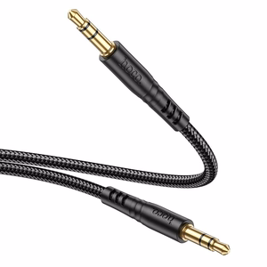 Audio adapteris Hoco UPA24 3,5mm į 3,5mm (p-p) juodas