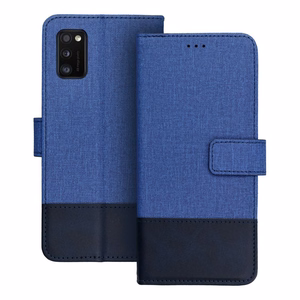 GOMMA knygos tipo dėklas telefonui SAMSUNG A41 mėlynas