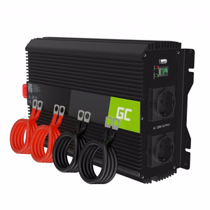Green Cell PRO įtampos keitiklis, 12 V DC į 230 V AC, 2000 W nuolatinė / 4000 W momentinė galia, modifikuota sinusoidė