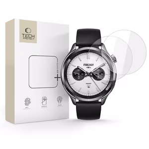 Tech-Protect Glass Fit+ закалённое стекло 2 шт. для Xiaomi Watch S4 - прозрачное