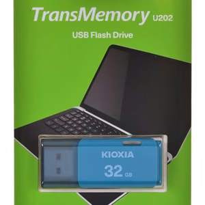 Kioxia TransMemory U202 USB atmintinė 32 GB USB Type-A 2.0 mėlyna