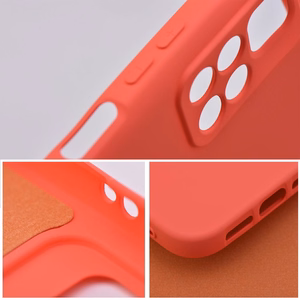 Silikoninis dėklas telefonui XIAOMI Redmi 12C persikinis