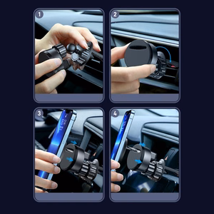 Daugiafunkcis 2-in-1 magnetinis automobilinis laikiklis Joyroom JR-ZS294 su stovu (juodas)