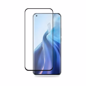 Crong 3D Armor Glass Full Glue 9H grūdintas apsauginis ekrano stiklas, skirtas Xiaomi Mi 11, su montavimo rėmeliu