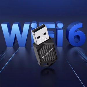 Wozinsky WAX-900 dviejų dažnių juostų USB Wi-Fi 6 adapteris su Bluetooth 5.4 - juodas