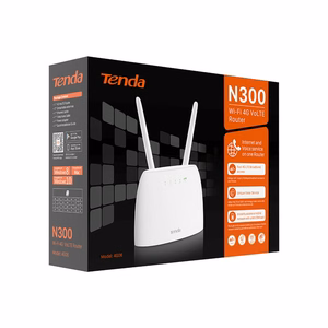 Tenda N300 wireless router Fast Ethernet Single-band (2.4 GHz) 4G White