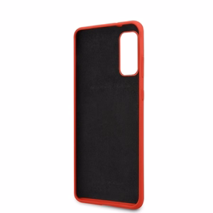 Ferrari Silikoninis dėklas telefonui Samsung Galaxy S20 - raudonas