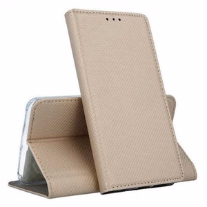 SMART CASE knygos tipo dėklas telefonui SAMSUNG A14 4G / A14 5G auksinis
