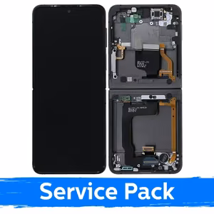 LCD Display Compatible with Samsung F721 Z Flip4 (INNER) with Frame / Graphite / (Service Pack)