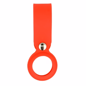Silicone loop for AirTag red