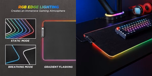 Didelis RGB pelės kilimėlis 800x300