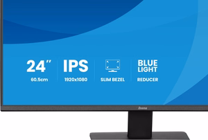 iiyama ProLite X2491H-B1 – kompiuterio monitorius, 23,8 col., Full HD 1920×1080, juodas