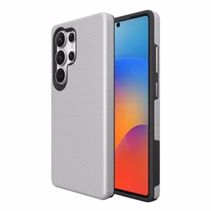 Dėklas Perfectionists Triangle Case Samsung S908 S22 Ultra 5G sidabrinis