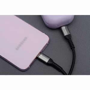 Кабель USB C to USB C Forcell F-Energy QC4.0 PD 5A 100W Cafule 3 m C260 чёрный
