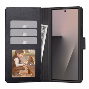 Tech-Protect Wallet dėklas, skirtas „Samsung Galaxy Z Fold 8 Ultra“ – juodas