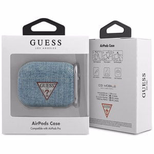 Guess GUACAPTPUJULLB AirPods Pro чехол синий/светло-синий Jeans Collection