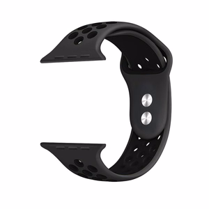 Crong Duo Sport strap for Apple Watch 44 / 45 / 46 / 49 mm, grey and black