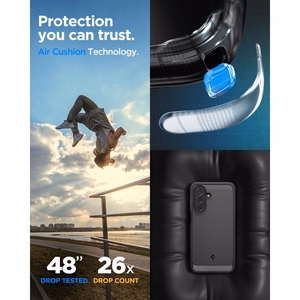 Spigen Rugged Armor Case for Samsung Galaxy A27 5G - Matte Black