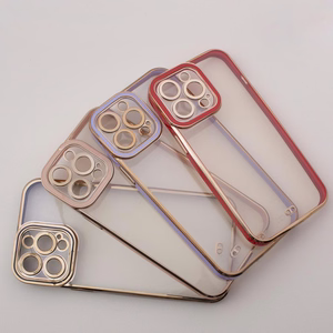 Fashion Case чехол для Xiaomi Redmi Note 11 Pro гелевая крышка с золотой рамкой золотой