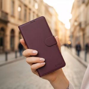 Tech-Protect Wallet чехол для Samsung Galaxy S26 Ultra бордовый