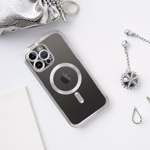 Чехол для Samsung S26 ULTRA Electro Mag Cover совместимый с MagSafe серебряный