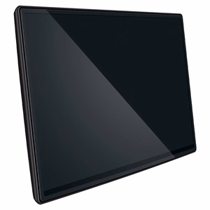 Spigen Glas.tR EZ Fit apsauginis stiklas Tesla Model X 2022 / Model S 2021 - juodas