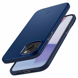 Spigen Thin Fit dėklas telefonui iPhone 15 Plus - mėlynas