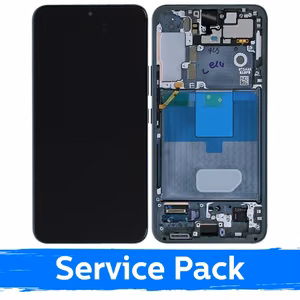 LCD ekranas skirtas Samsung S901 S22 su rėmeliu / žalias / (Service Pack)