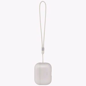 Силиконовый чехол Uniq Lino для AirPods Pro (бежевый)