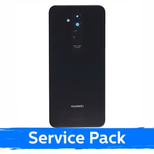 Задняя крышка совместимая с Huawei Mate 20 Lite чёрная 100% оригинал (Service Pack)