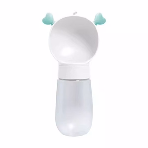 Dog outdoor drinking cup white