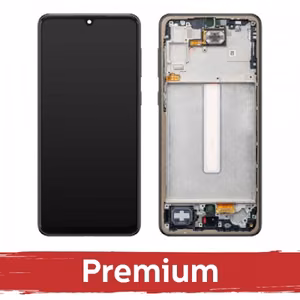 LCD Ekranas suderinamas su Samsung A336 A33 5G su rėmeliu / Juodas / OEM