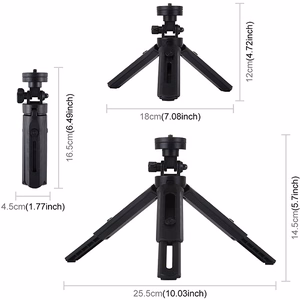 LED žiedinė lempa 16cm, su trikoju stovu 12-14.5cm, USB