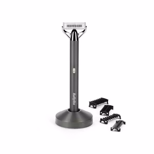 BaByliss Super-X Metal OT996E – belaidė drėgnam ir sausam naudojimui skirta barzdos kirpimo mašinėlė, sidabro spalvos