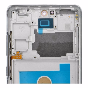 FixCell ekranas LCD SAMSUNG S20 FE OLED su rėmeliu baltas