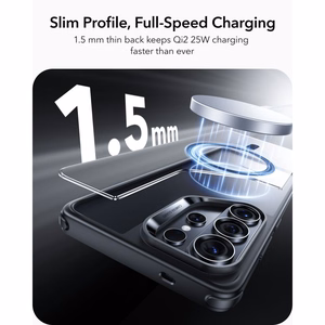 ESR Classic Hybrid MagSafe Чехол для Samsung Galaxy S26 Ultra прозрачно-чёрный