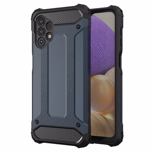 Hibridinis šarvuotas dėklas Samsung Galaxy A73 mėlynas