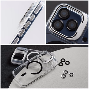 Чехол для Samsung S26 Ultra Lens Mag Cover совместимый с MagSafe белый