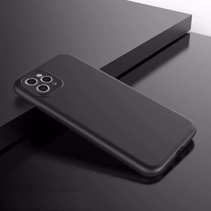 Soft Case dėklas telefonui Motorola Moto E32 plonas silikoninis juodas