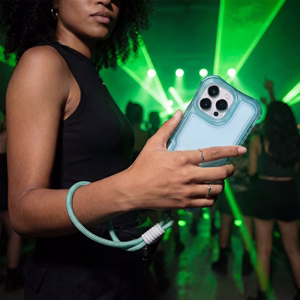 Safepop dėklas su dirželiu skirtas Samsung Galaxy A17 4G / A17 5G / A26 5G mėlynas