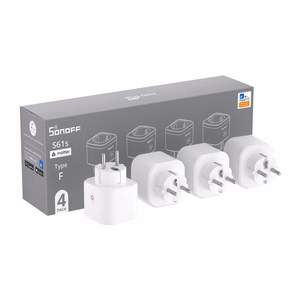 SONOFF S61s Matter External Plug via Wi-Fi, 4-Pack