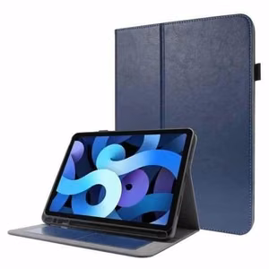 Dėklas Folding Odinis Samsung X210/X215/X216 Tab A9 Plus 11.0 tamsiai mėlynas