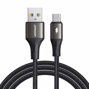 Кабель Joyroom SA25-AC3 USB на USB-C 3A 2.0m чёрный