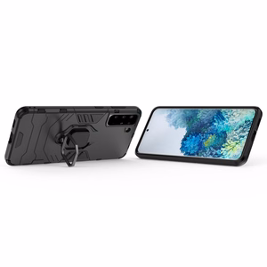 Ring Armor прочный гибридный чехол + магнитный держатель для Samsung Galaxy S22+ (S22 Plus) чёрный