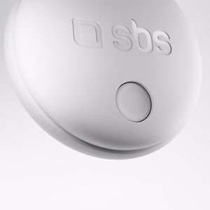 SBS Track My Circle locator compatible with Apple Find My set of 4 - white