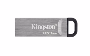 Kingston Technology DataTraveler Kyson USB atmintukas 128 GB USB A tipo 3.2 Gen 1 (3.1 Gen 1) Sidabras