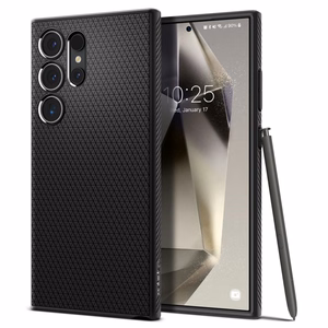 Spigen Liquid Air dėklas telefonui Samsung Galaxy S24 Ultra - matinė juoda